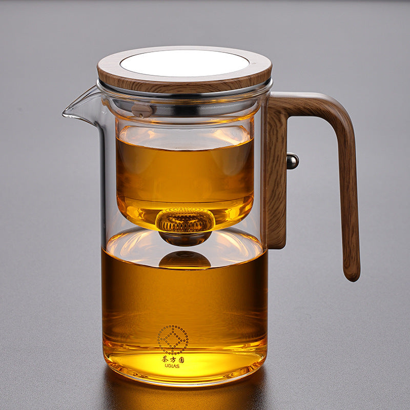 Teapot Separation Cup All Glass Heat-resistant Filter - Bully Brew Coffee Co.