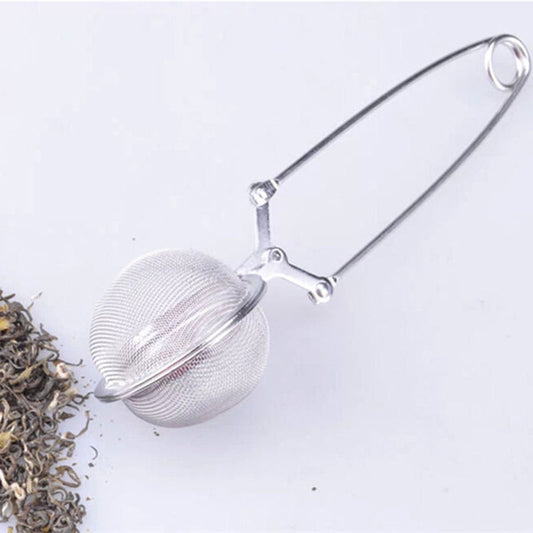 Stainless Steel Mesh Tea Ball Filter Tea Maker - Bully Brew Coffee Co.