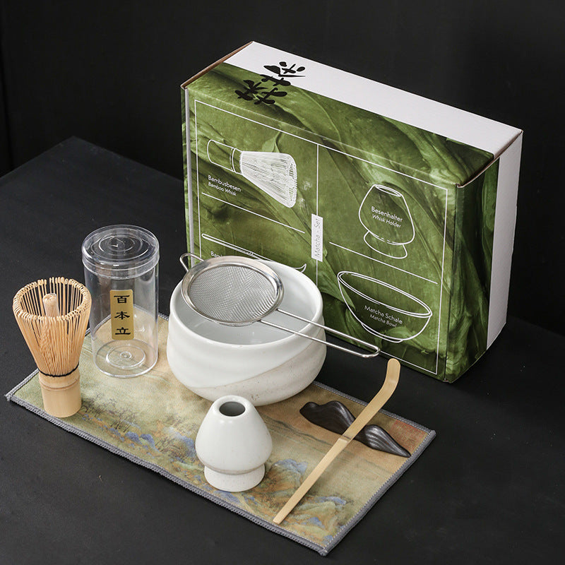Matcha Bowl Japanese Matcha Tea Set Matcha Brush - Bully Brew Coffee Co.