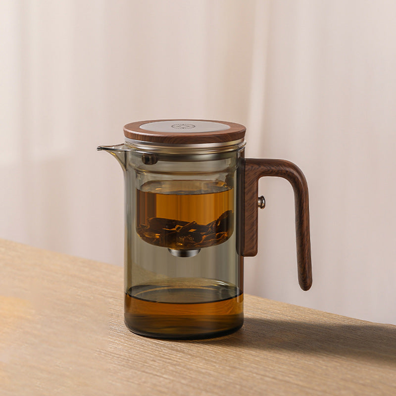 Teapot Separation Cup All Glass Heat-resistant Filter - Bully Brew Coffee Co.