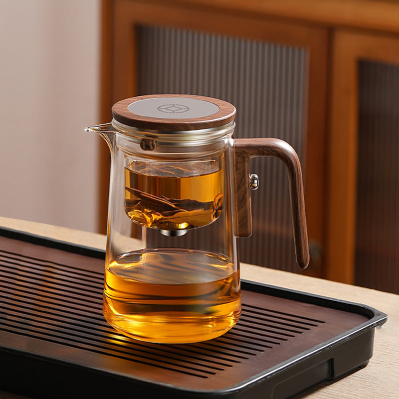 Teapot Separation Cup All Glass Heat-resistant Filter - Bully Brew Coffee Co.