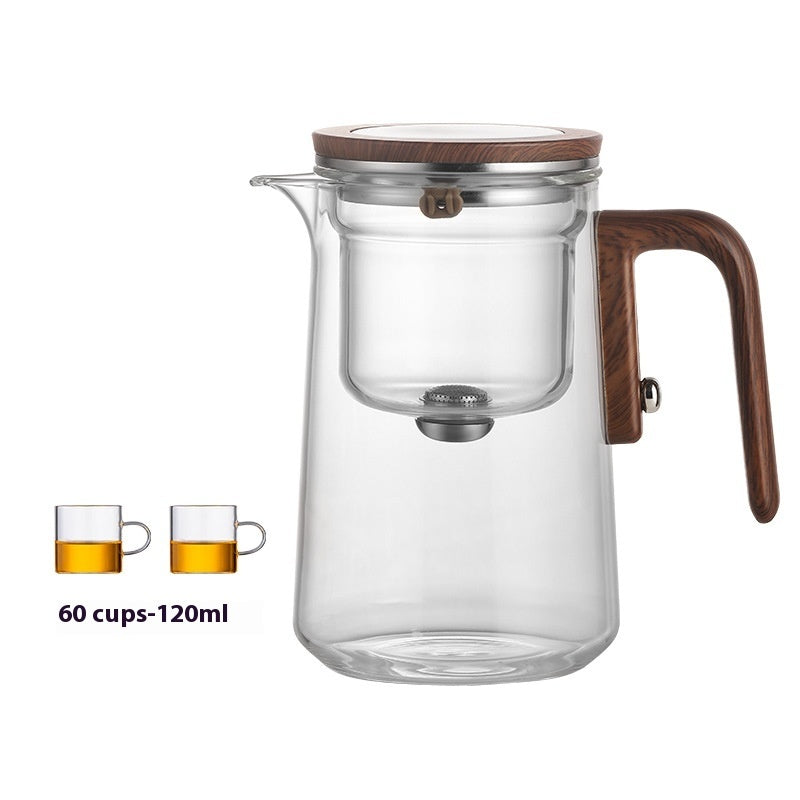 Teapot Separation Cup All Glass Heat-resistant Filter - Bully Brew Coffee Co.