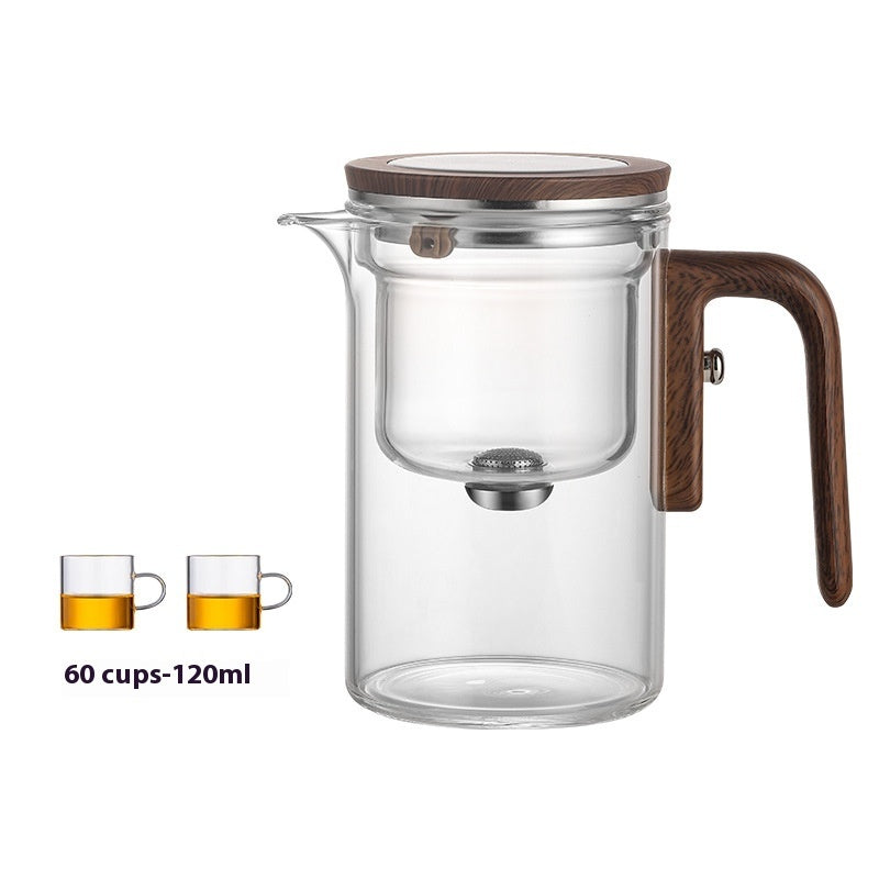 Teapot Separation Cup All Glass Heat-resistant Filter - Bully Brew Coffee Co.