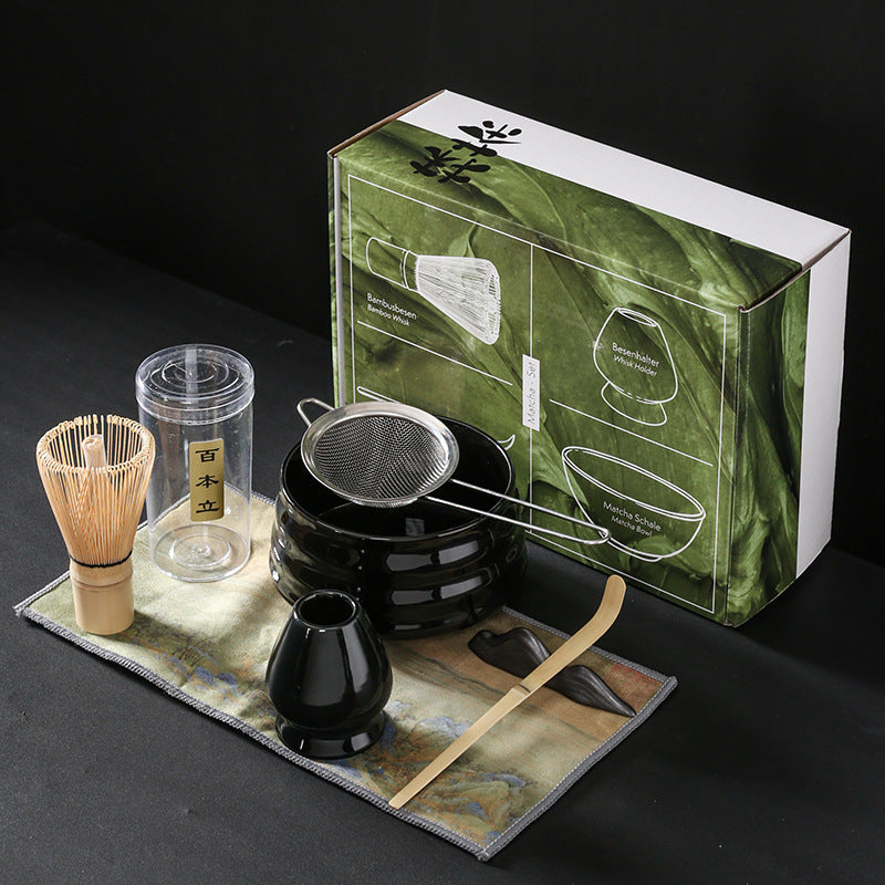 Matcha Bowl Japanese Matcha Tea Set Matcha Brush - Bully Brew Coffee Co.
